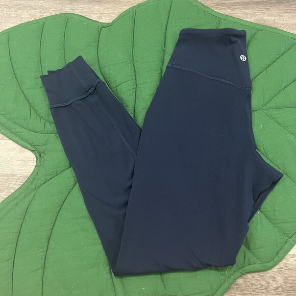 Lululemon Womens 2 Align Jogger 28" Tru Navy Pant - Picture 1 of 5